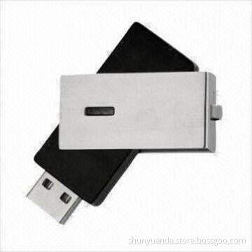 Swivel USB Flash Drive with 10-year Data Retention and Plug-and-Play Function
